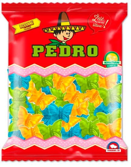 Pedro  Ovocné želé motýlci 1000g
