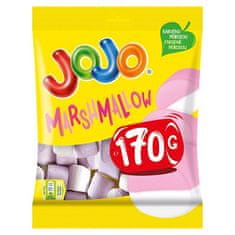 JOJO  Marshmallow pěnové bonbóny s příchutí jahody a vanilky 170g