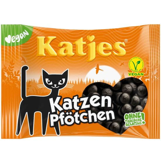 Katjes  Katzen Pfötchen - gumové bonbony 175g