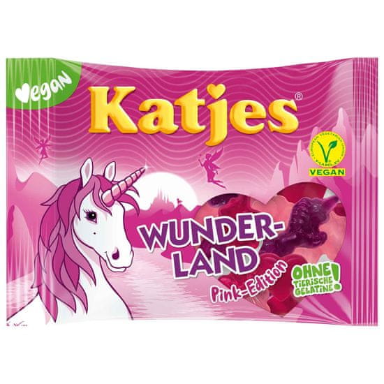 Katjes  Wunderland Pink-Edition - gumové bonbony 175g