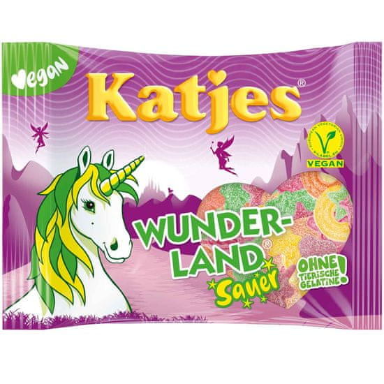 Katjes  Wunderland Sauer - kyselé bonbony 175g