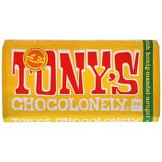Tony’s Chocolonely Tony's Chocolonely Mléčná čokoláda medově mandlový nugát 180g
