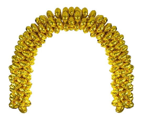 AVEC  Zlatý Oblouk s fóliovými balónky 200 × 150 cm