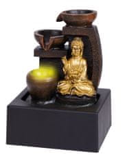 RS RS Fontána se světlem Budha 22 × 19 × 26 cm