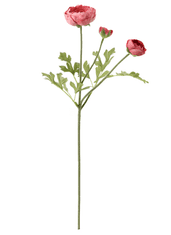 IKEA  Umělá květina Pryskyřník tmavě růžová 52 cm