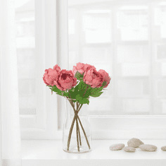 IKEA  Umělá květina Pivoňka tmavě růžová 30 cm