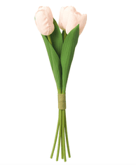 IKEA  Umělá kytice Tulipán světle růžová 35 cm