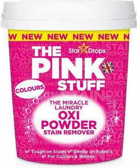 THE PINK STUFF The Pink Stuff zázračný prášek na skvrny na barevném i bílém prádle 1000 g