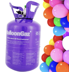 RS BalloonGaz Helium do balónku + sada 50 balónku v balení