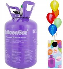 RS BalloonGaz Helium do balónku + sada 50 balónku v balení