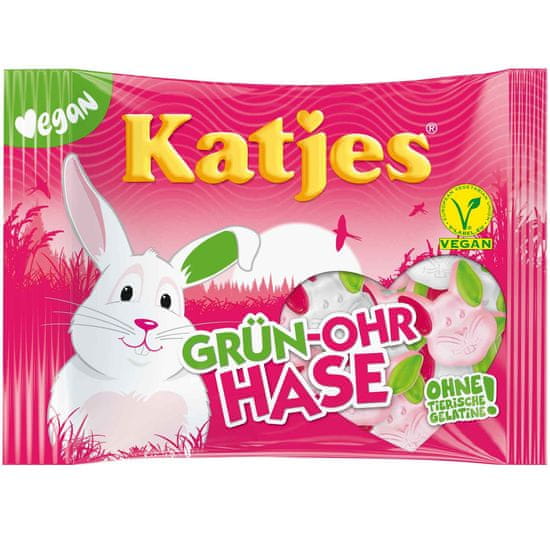 Katjes  Grün-Ohr Hase - gumové bonbony 175g