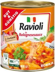 Gut & Gustig G&G Ravioli v boloňské omáčce 800g