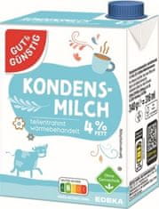 Gut & Gustig G&G Kondenzované mléko 4%, 340 g