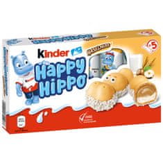 KINDER Ferrero Happy Hippo lísko oříškové 5ks, 103,5g