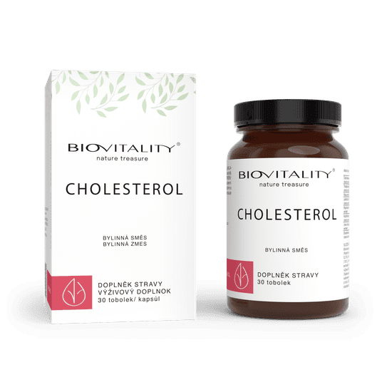 Biovitality Cholesterol bylinný směs tobolky 30ks