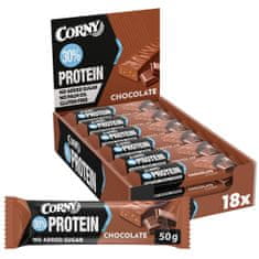 Corny proteinová tyčinka 30% mléčná čokoláda 18 x 50 g
