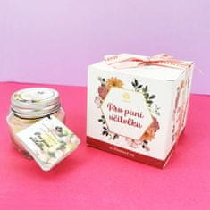 Arôme  Dárkový set - čaj a svíčka Pro paní učitelku