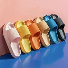 VIVVA® Módní Pěnové Pantofle na robustní platformě, Dámské Pantofle / Pánské Pantofle, Zdravotní pantofle | FLIPSY (Oranžová, 36/37) 
