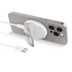 Tech-protect A33 MagSafe bezdrátová nabíječka 15W, bíla