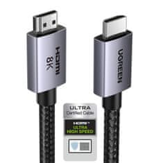 Ugreen HD171 kabel HDMI 2.1 8K 2m, šedý