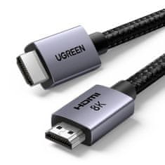 Ugreen HD171 kabel HDMI 2.1 8K 1m, šedý