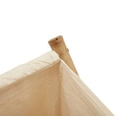 Vidaxl Koš na prádlo krémově bílý 41,5 x 36 x 63,5 cm bambus