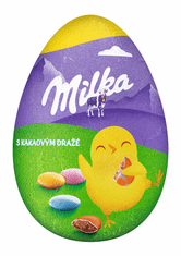 MILKA  Funny Eggs vajíčko s kakaovým dražé 50g