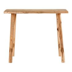 House Nordic Konzolový stolek z teakového dřeva, přírodní, 90x40x80 cm