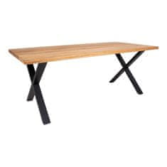 House Nordic Jídelní stůl, olejovaný dub s rovnou hranou, připravený na rozkládací desky\n95x200xh75 cm