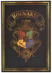 CurePink Poznámkový A5 blok Harry Potter: Barevný znak (14,8 x 21 cm)