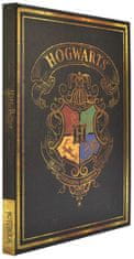 CurePink Poznámkový A5 blok Harry Potter: Barevný znak (14,8 x 21 cm)