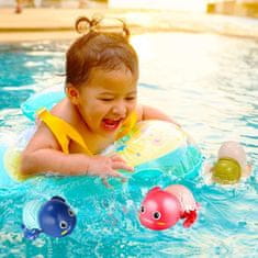 JOJOY® Hračky pro děti: Želvy, Hračky do vody, Hračky do vany - plavající želvy (3ks, modrá, červená, zelená) | TURTLITO