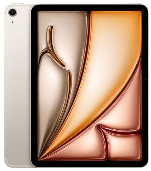 Apple iPad Air Wi-Fi + Cellular, 11" 2024, 128GB, Starlight (MUXF3HC/A)