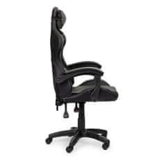ModernHome Herní židle Chair černo-šedá