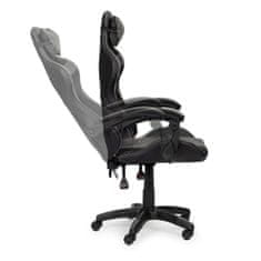 ModernHome Herní židle Chair černo-šedá