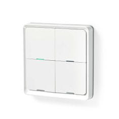 Nedis SmartLife Switch | Zigbee 3.0 | Držák na stěnu | Android / IOS | Plast | Bílý 