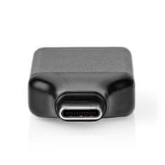 Nedis USB-C adaptér | USB 3.2 Gen 1 | USB-C samec | HDMI výstup | 4K@60Hz | Kulatý | Niklovaný | Černá / šedá | Box 