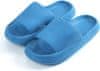 Módní Pěnové Pantofle na robustní platformě, Dámské Pantofle / Pánské Pantofle, Zdravotní pantofle | FLIPSY , modrá, 42