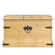 Petromila Úložný box Corona 78 x 78 x 45 cm masivní borové dřevo