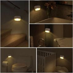 Izoxis LED noční lampa s pohybovým senzorem.