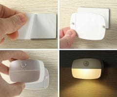 Izoxis LED noční lampa s pohybovým senzorem.