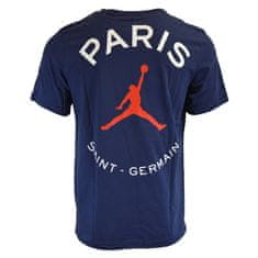 Nike Tričko na trenínk tmavomodré XL Air Jordan Paris Saintgermain