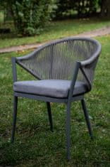 Bello Giardino Zahradní židle BREWE šedá