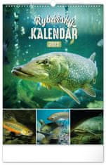 Presco Publishing Nástěnný kalendář Rybářský 2025, 33 × 46 cm