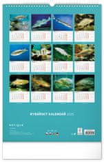 Presco Publishing Nástěnný kalendář Rybářský 2025, 33 × 46 cm
