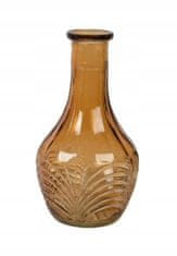Kaemingk Dekorativní skleněná váza na květiny 18x9,5 cm