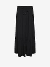 Vero Moda Černá dámská maxi sukně Vero Moda Pretty XL