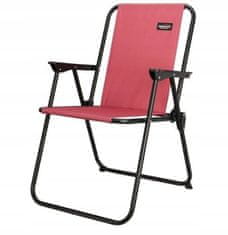 Koopman Turistická skládací židle s opěradlem 52x45x69 cm