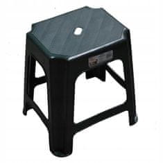 PSB Zelená stolička 42x40x34 cm praktická stolička