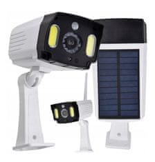 Foxter 2538 Atrapa kamery LED solární, senzor pohybu 20 W bílá